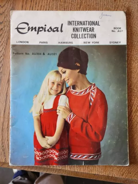 Empisal Knitting Machine Pattern International Knitwear Collection Book AU1