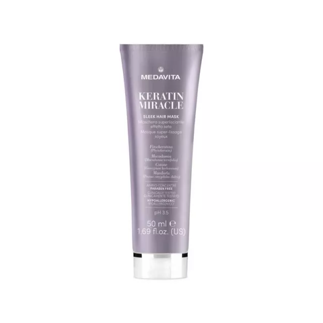 Máscara Suavizado MEDAVITA Keratin Miracle Sleek Cabello 50ml