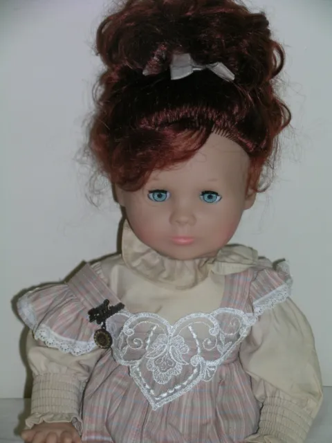 Zapf Creation Red Hair Blue Movable Eyes 20 Inch Doll Germany