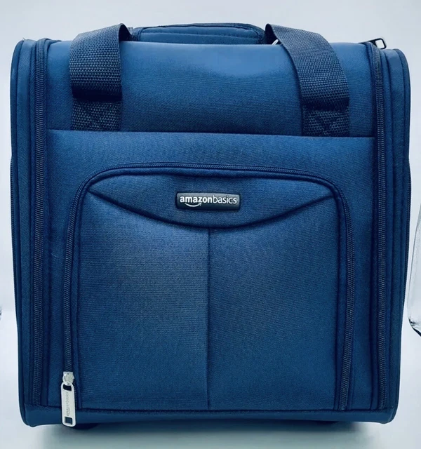Amazon Basics Underseat Carry-On Rolling Travel Luggage Bag with Wheels, 14 Inch