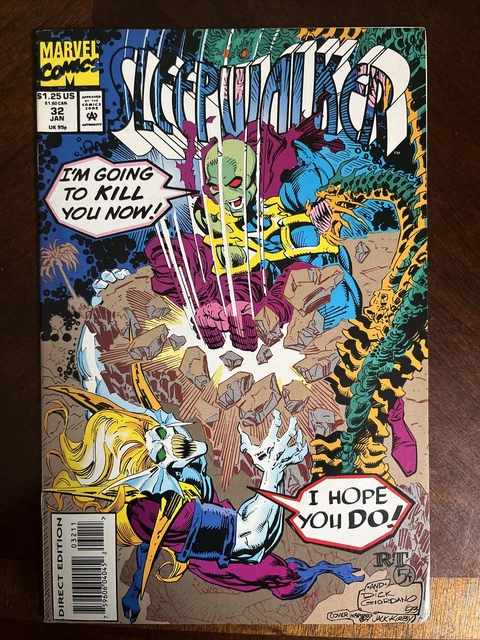 Sleepwalker #32 VF+ Marvel Comics RARE Low Print Run Issue HTF Gemini Mailer