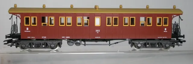 Märklin 4213 Hamo H0 Voitures 3.Klasse 2-Leiter Dc Wurtemberg Epoque 1 Ovp