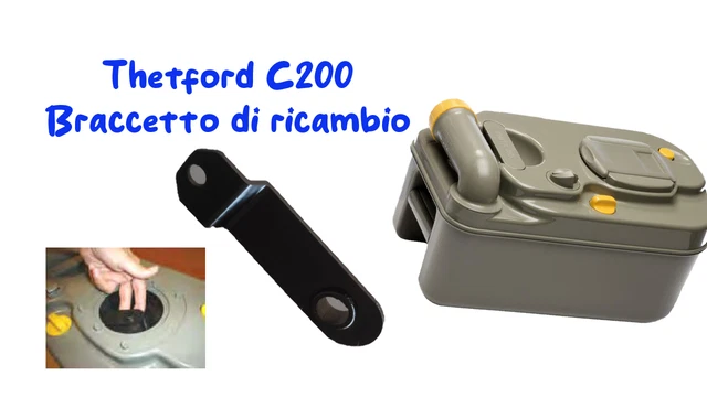 Braccetto Rinforzato Per Cassetta Scarico WC Camper Thetford C200 – Ricambio Originale Italiano