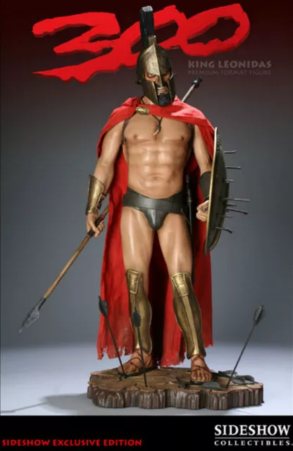 Sideshow 300 King Leonidas Premium Format Maquette Exclusive Lmt Zu 600 Statue