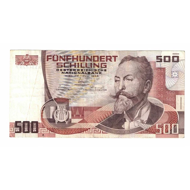 [#332663] Banknote, Austria, 500 Schilling, 1985, 1985-07-01, KM:151, VF