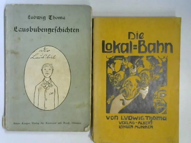 Lausbubengeschichten + Die Lokal-Bahn + Zusatzbeilage: Zeitungsausschnitt Ludwig