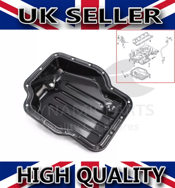 Oil Sump Pan For Vauxhall Opel Astra H J Meriva Zafira B Mokka 1.7 Cdti 97385817