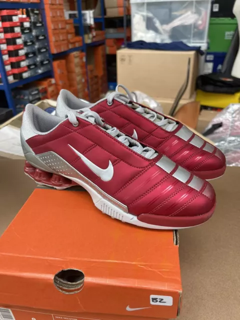 ICONIC RARE NEW Vintage Nike Secutor Shox 2004 US 8 UK 7 Red 450.00 PicClick UK