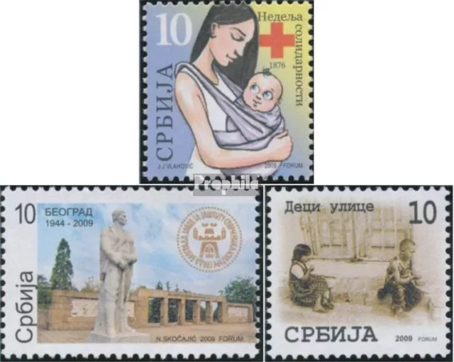 Briefmarken Serbien 2009 Mi Z28,Z30,Z31 postfrisch