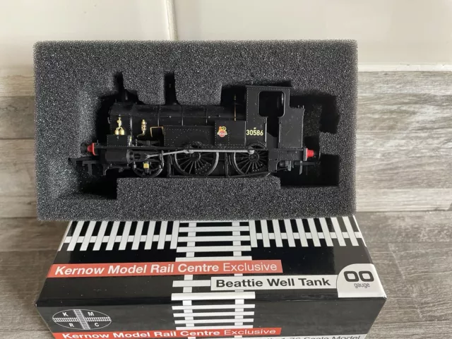 KERNOW 'OO' Gauge BR Early Black 2-4-0T #30586 Beattie Well Tank Locomotive DCC