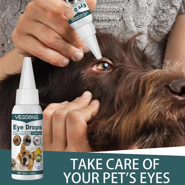 30ml Pet Eye Drops For Conjunctivitis Dog Cat Horse New Animals All Rabbit Z8J1