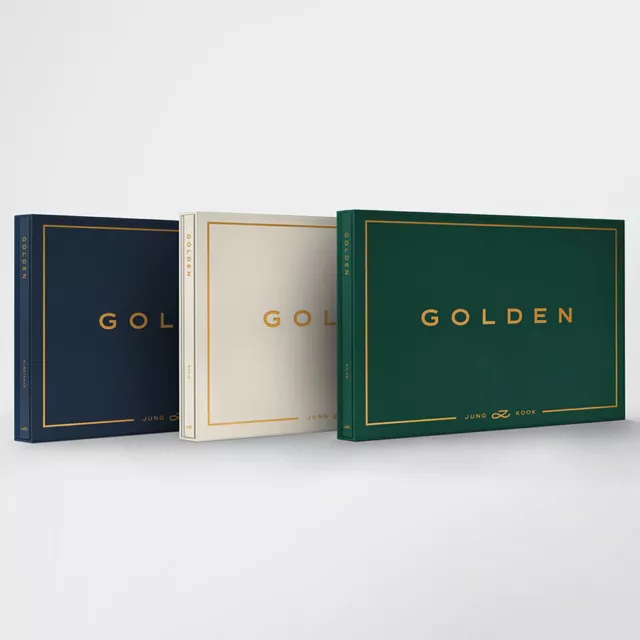 BTS JUNGKOOK [GOLDEN] Album CD+Photo Book+4 Card+Poster+2 Sticker+Envelope+GIFT