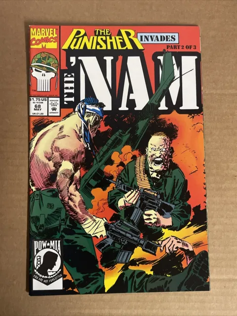The ‘Nam #68 Featuring The Punisher 1St Print Marvel Comics (1992) Frank Castle