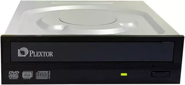 Plextor PX-891SAF DVD/RW-Brenner, 24-Fach, SATA, Dual Layer, Schwarz