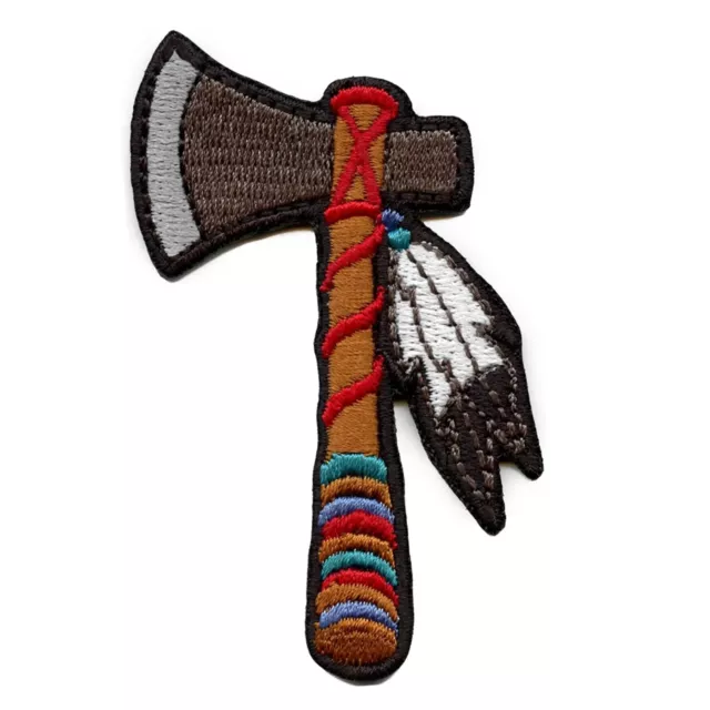 Native Américain Patch Tomahawk Brodé à Repasser