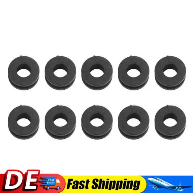 10pcs M6 Shockproof Cushion Gasket for Machinery Motorcycle Rubber Grommets Bolt