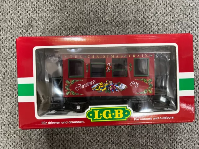 LGB 36078 Christmas 1998 XMAS Passenger Car NEW RARE