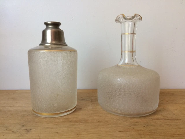 flacons parfum et vaporisateur cristal Saint Louis France