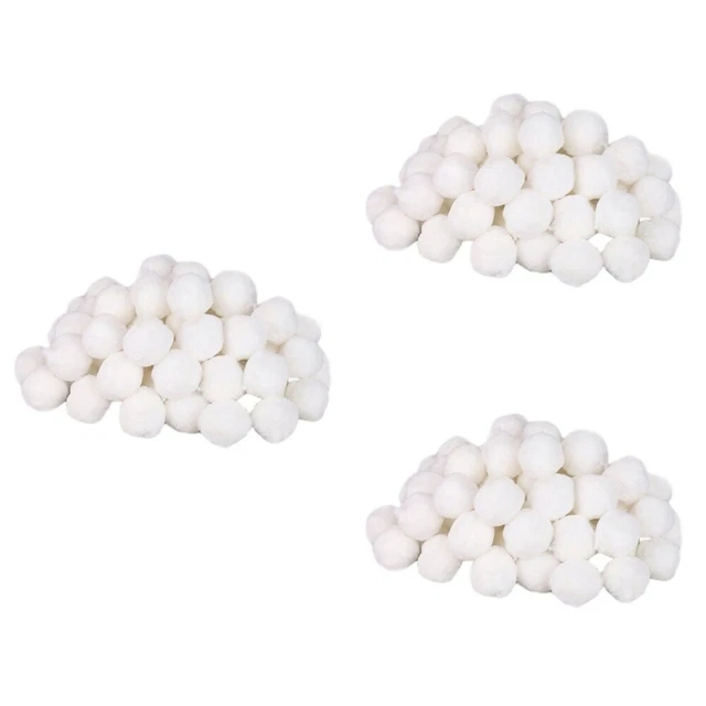 3 Packs Pool Filter Ball Oil Absorbing Sponge Replaceable Balls Scum Cleaning