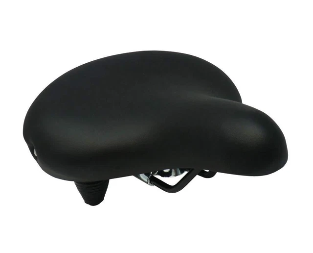 Selle De Vélo Vintage Montegrappa Original Produit Artisanal Italien Fait À La Main en Vrai Cuir avec Deux Ressorts Modèle 1970 Old England (Couleur/Mod: NE Black
