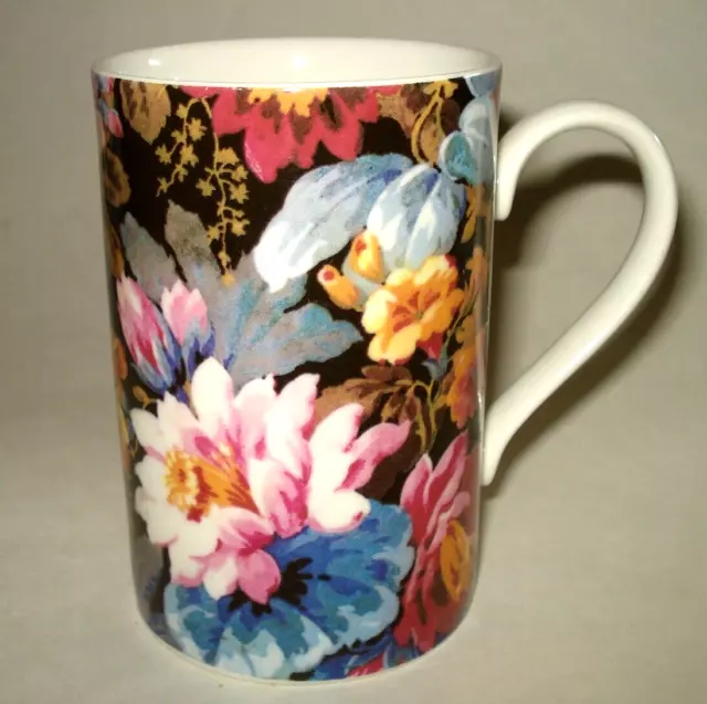 Dunoon Stoneware Scotland Kew COFFEE MUG TEA CUP from 19th Century Floral Design
