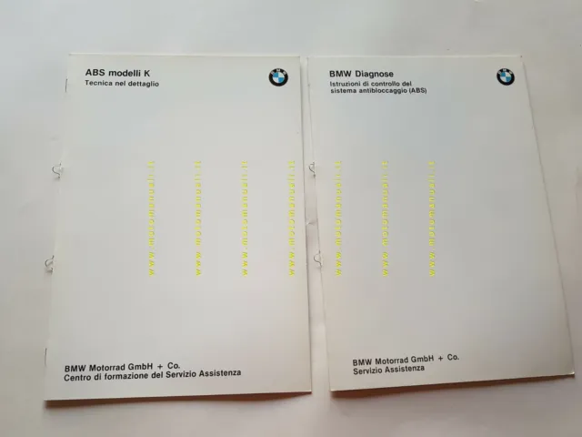BMW ABS Istruzioni di controllo 1988 manuale officina ITALIANO originale