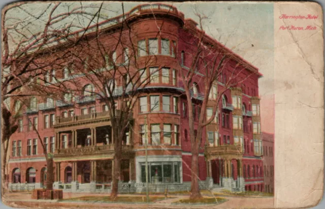 Harington Hotel Port Huron Michigan Street View  - A13