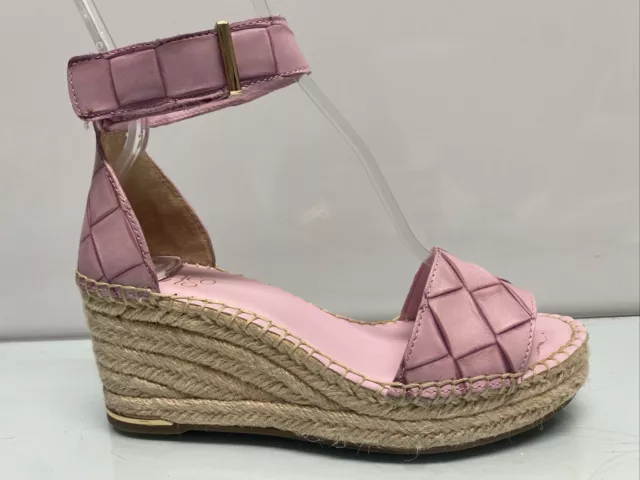 Franco Sarto Womens Clemens Pink Espadrilles Size 7.5M.