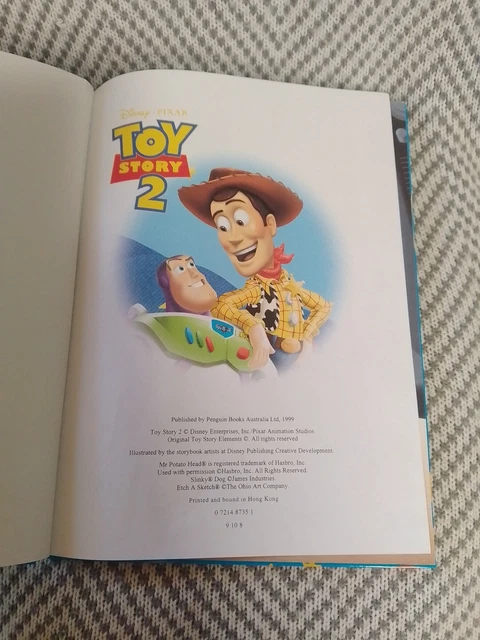 DISNEY PIXAR TOY Story 2 Classic Storybook 1999 Hardcover $24.99 ...