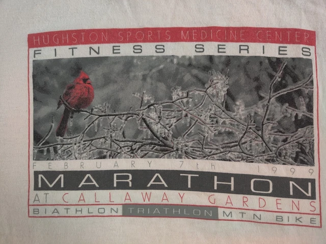 VTG Marathon at Callaway Gardens Biathlon Triathlon MTN Bike L/S T Shirt XL 1999