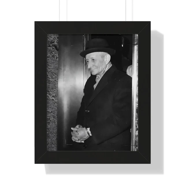Póster vertical enmarcado de Mafia Don Carlo Gambino