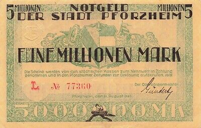 Bst 5 Millions Mark J #10638 BST Nuremberg Ville 