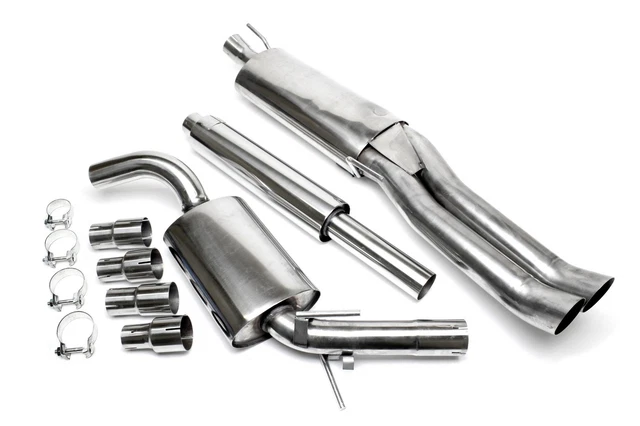 Sistema di scarico 2x76 mm DTM, VW Golf III VARIANTE 1HXO, VW Vento, senza Syncro