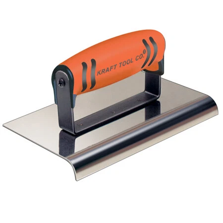 KRAFT TOOL CF154PF Stainless Steel Highway Edg,10" x 4" 1"R