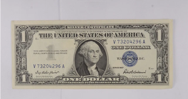 Crisp - 1957 United States Dollar Currency $1 Silver Certificate *008