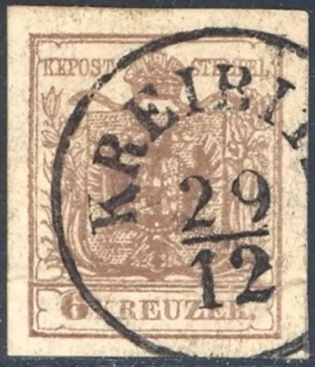 Ö-KuK - Stempel "Kreibitz" (Böhmen) 8-Punkte auf ANK-53 (1261)