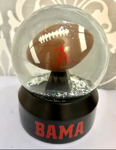 University of Alabama Crimson Tide Snow Globe "Bama Football" "A"  New