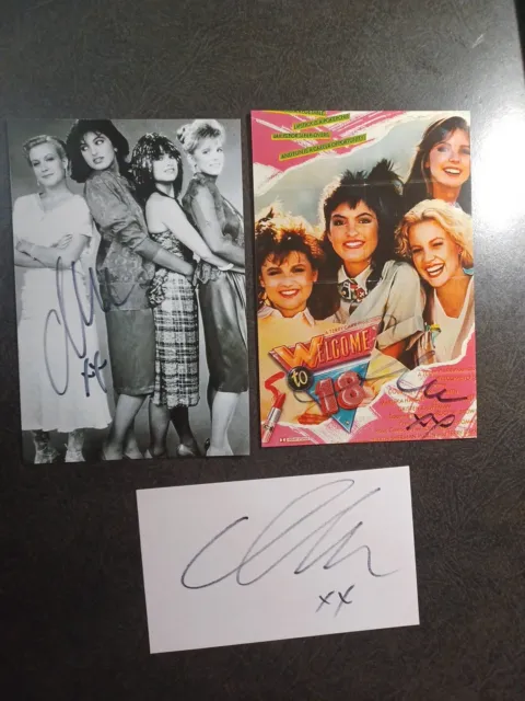 CRISTEN KAUFFMAN al2 Hand Signed Autograph 4X6 Photo s & CARD BACK TO THE FUTURE