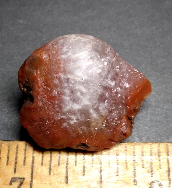 Lake Superior Agate 0.35 oz 'CLOUDY QUARTZ EYE' Rough Minnesota Gem - upnorth