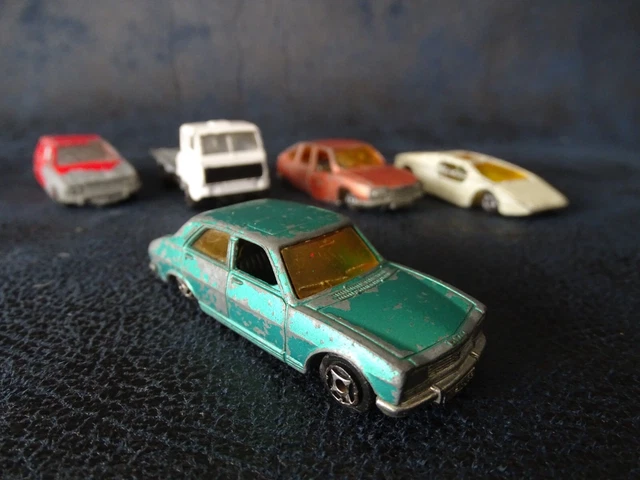 lot Norev mini jet - véhicule miniature 70/80 Peugeot 504 Citroën GS Renault 30