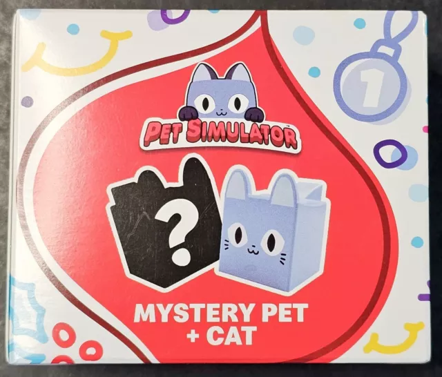 2024 MCDONALD'S HAPPY Meal Toy Roblox Pet Simulator 1 Cat Brand New