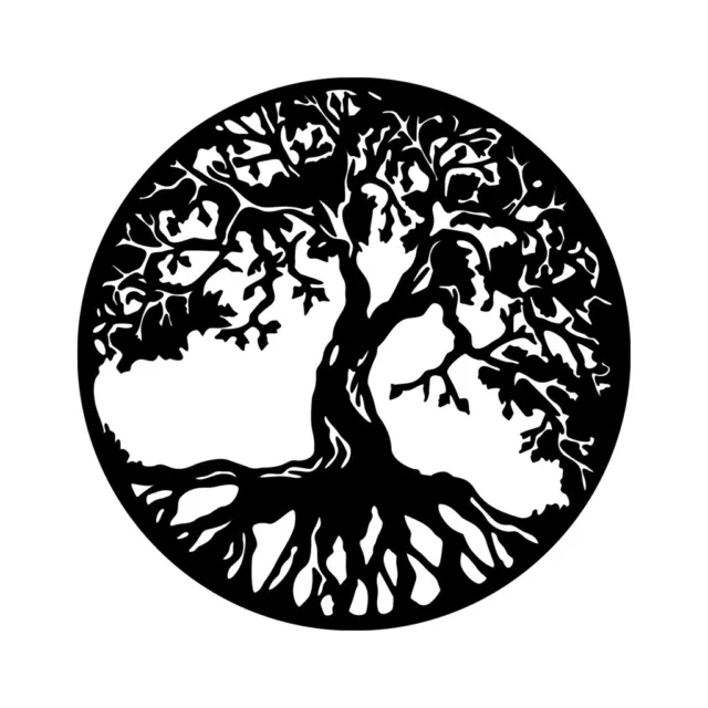 Baum des Lebens Keltisch Lebensbaum Wandkunst Wanddeko Holz Holzdeko Baum 32005