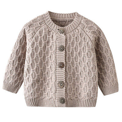 Toddler Boy Girl Clothing Knitted Cardigan Cardigan Sweater Jacket Outwear Tops