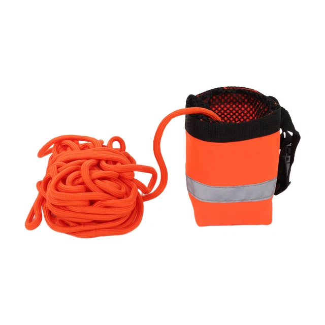 (15m/49.2ft) Rescue Throw Rope Bag 49.2ft/98.4ft Floating Line High