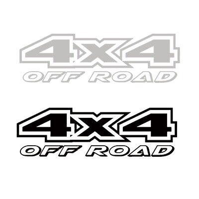 4X4 OFF-ROAD 4x4 Riflettente Auto Adesivo Decalcomania Intagliato IMPERMEABILE ACCESSORI AUTO 3