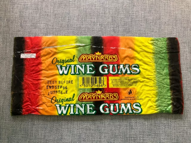 Vintage Maynards Wine Guns Sweet Wrapper 1996