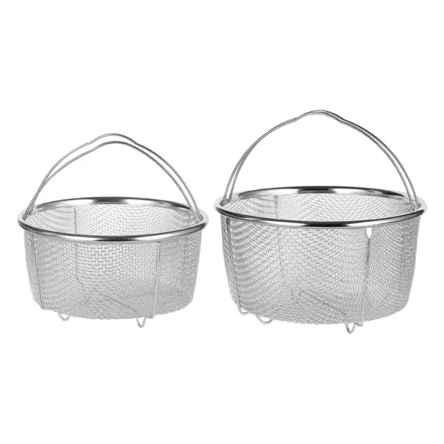 Fruit Vegetable Strainer Multiuse Stainless Steel Multifunctional Steamer Basket