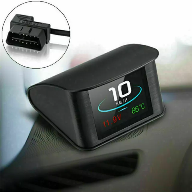 Fahrzeug HUD Head Up Display  LCD OBD2 Fahrcomputer Code Meter tragbare Anzeige