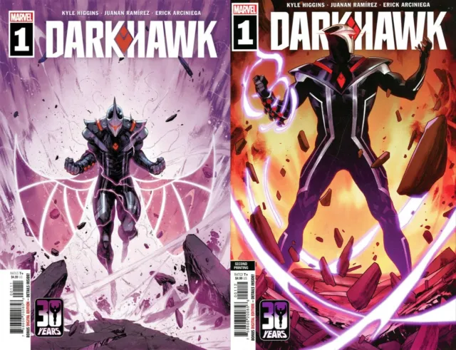 Darkhawk 1 Cover A 1St & 2Nd Print Set Nm (Marvel 2021) 1St Conner Young 🔑