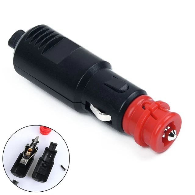 Adaptateur Prise Allume-Cigare 12V Pour Voiture – Connecteur Mâle Avec Fusible 8A | Pour Chargeurs Et Accessoires Auto - 4
